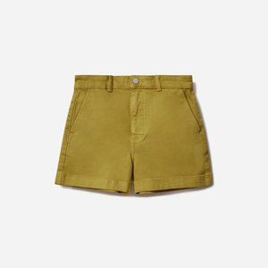 Everlane The Cotton Twill Short in Autumn Fern
